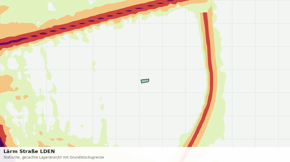 Statische Kartenansicht: Lärm Straße LDEN