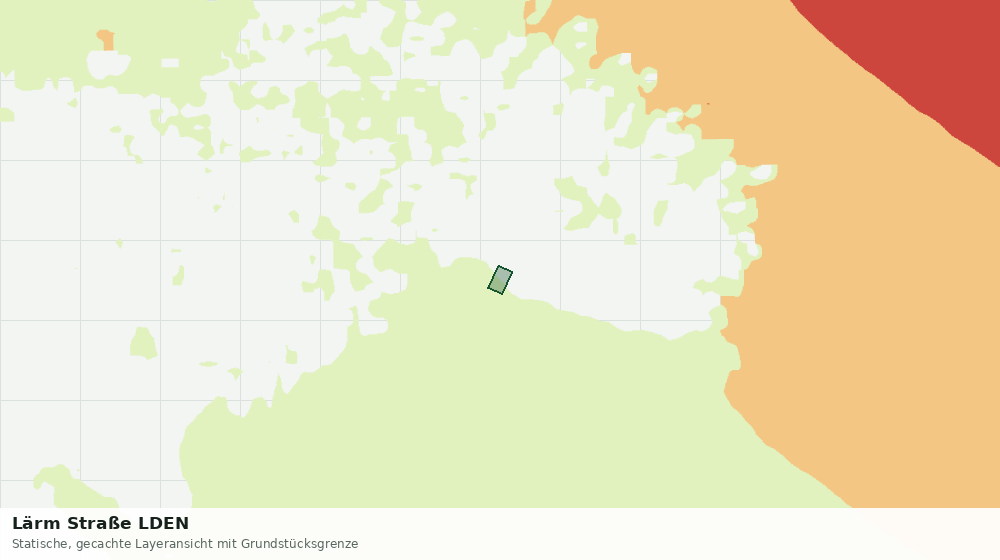 Statische Kartenansicht: Lärm Straße LDEN