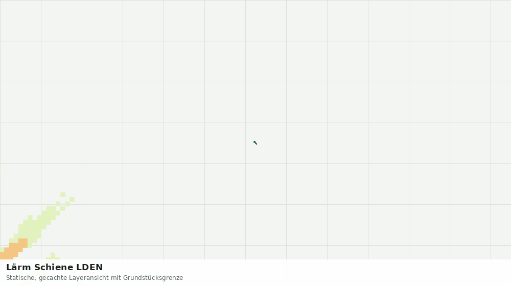 Statische Kartenansicht: Lärm Schiene LDEN