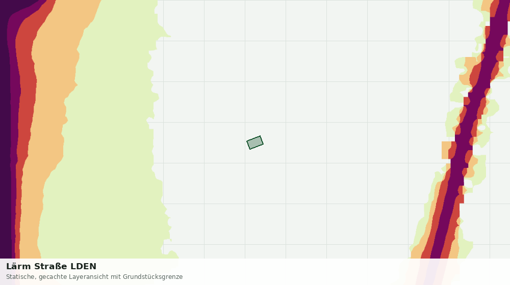 Statische Kartenansicht: Lärm Straße LDEN