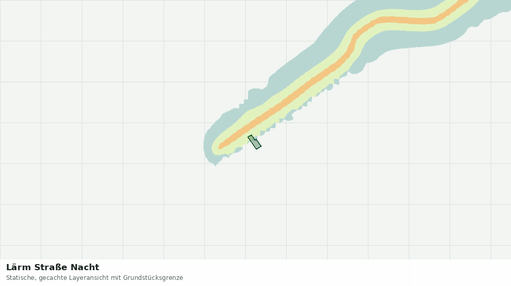 Statische Kartenansicht: Lärm Straße Nacht
