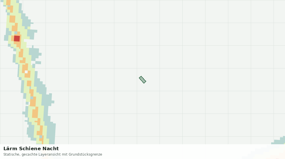 Statische Kartenansicht: Lärm Schiene Nacht