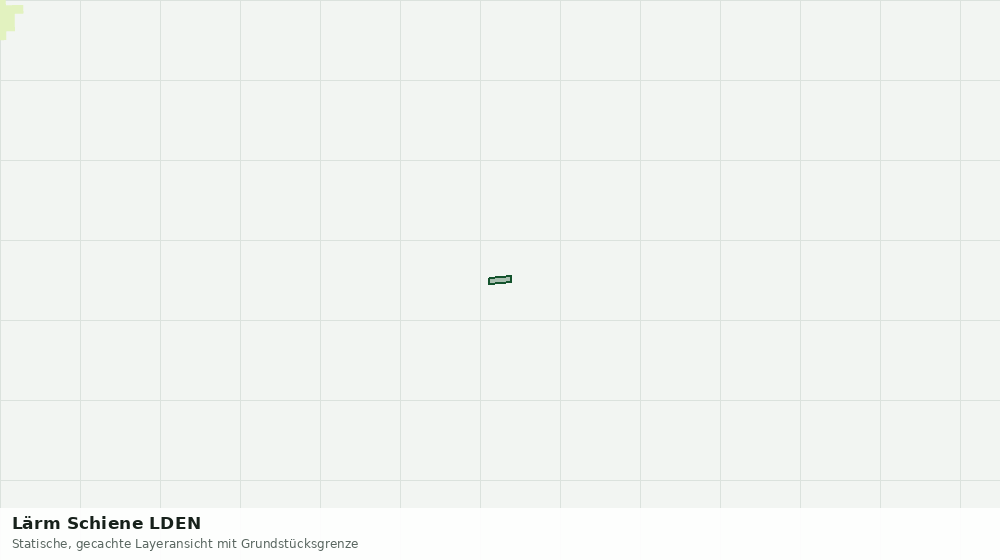 Statische Kartenansicht: Lärm Schiene LDEN