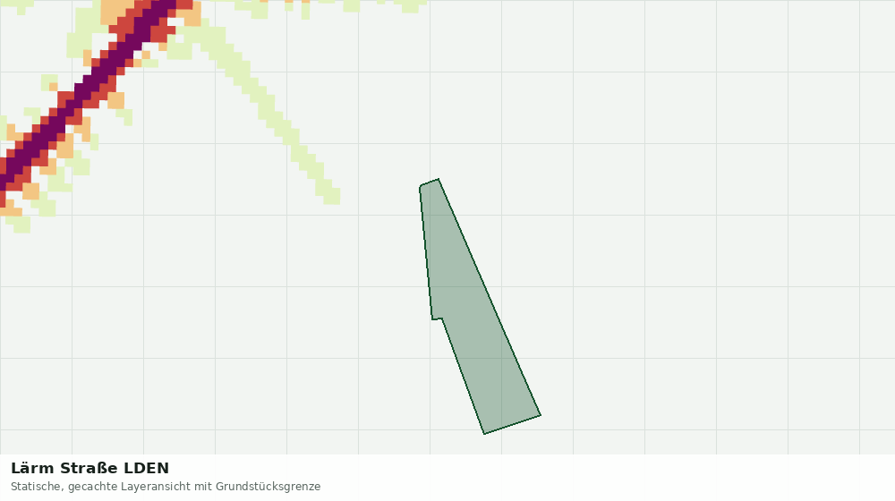 Statische Kartenansicht: Lärm Straße LDEN