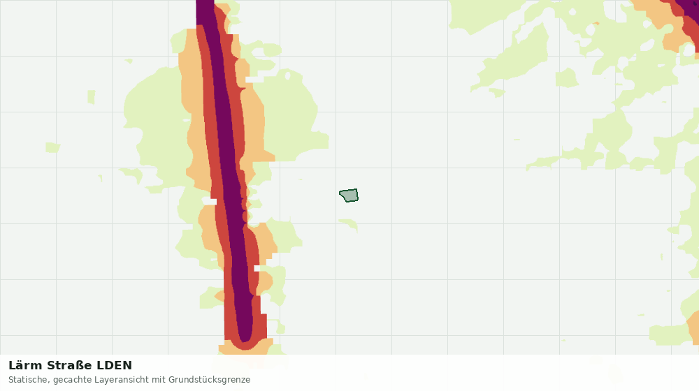 Statische Kartenansicht: Lärm Straße LDEN
