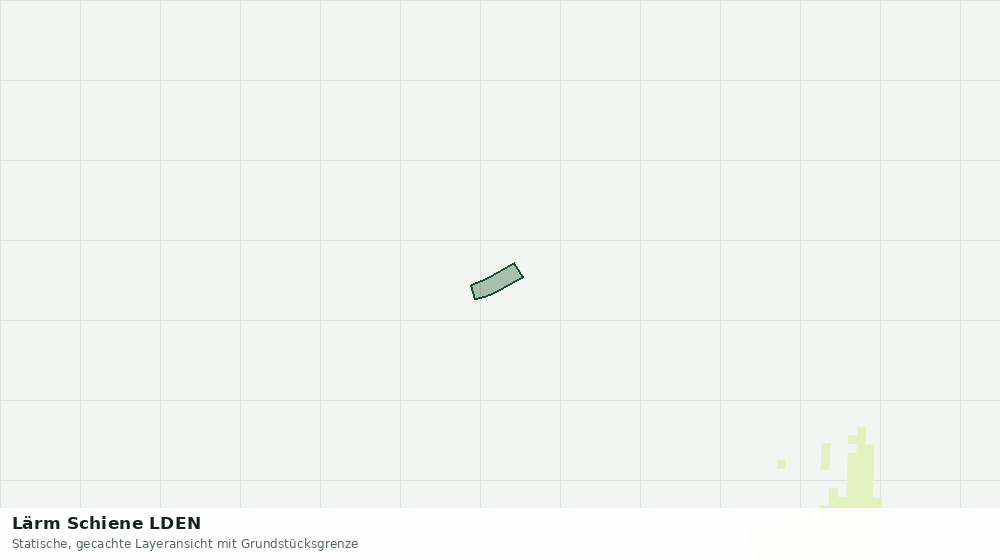 Statische Kartenansicht: Lärm Schiene LDEN