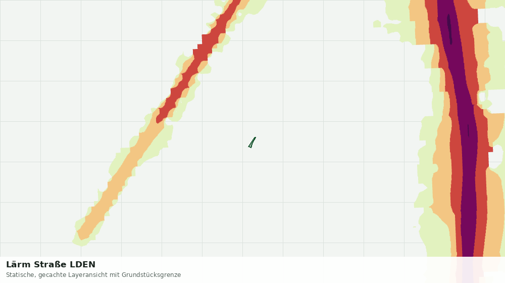 Statische Kartenansicht: Lärm Straße LDEN