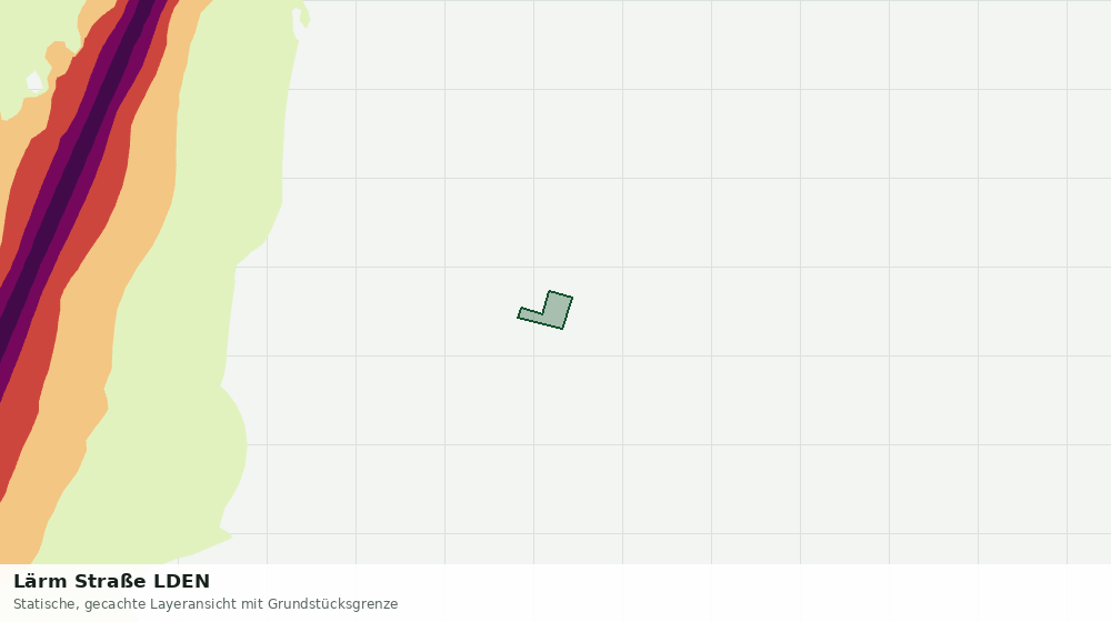 Statische Kartenansicht: Lärm Straße LDEN