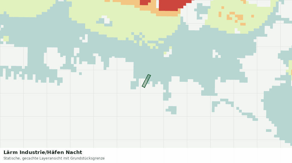 Statische Kartenansicht: Lärm Industrie/Häfen Nacht