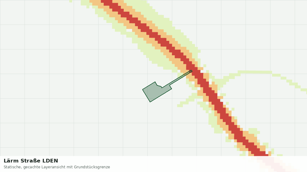 Statische Kartenansicht: Lärm Straße LDEN