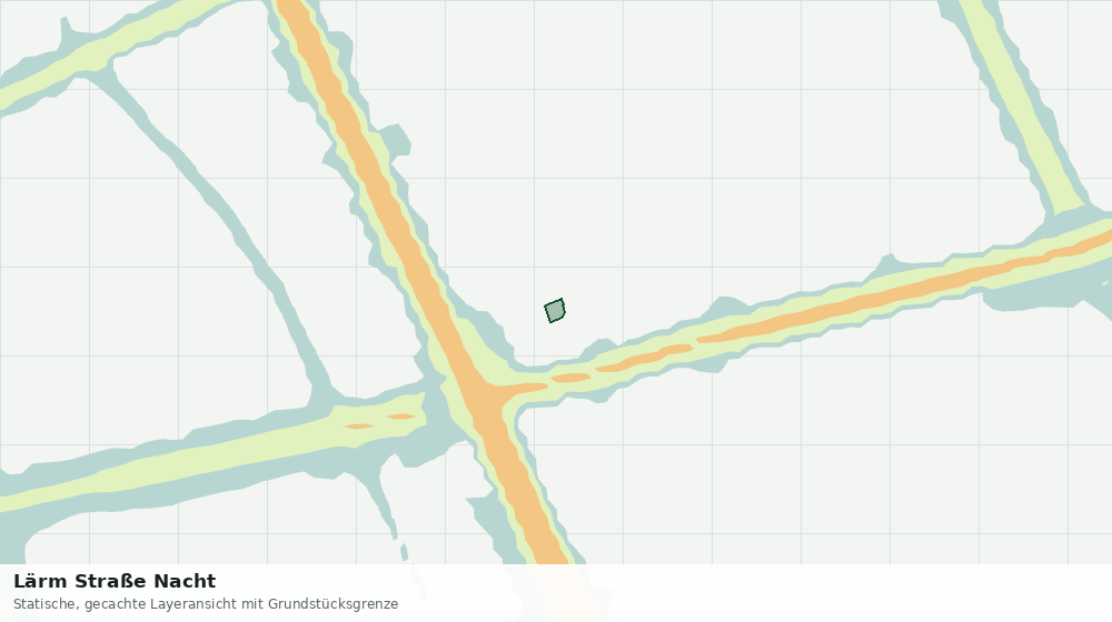 Statische Kartenansicht: Lärm Straße Nacht