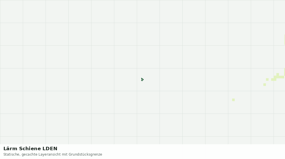 Statische Kartenansicht: Lärm Schiene LDEN
