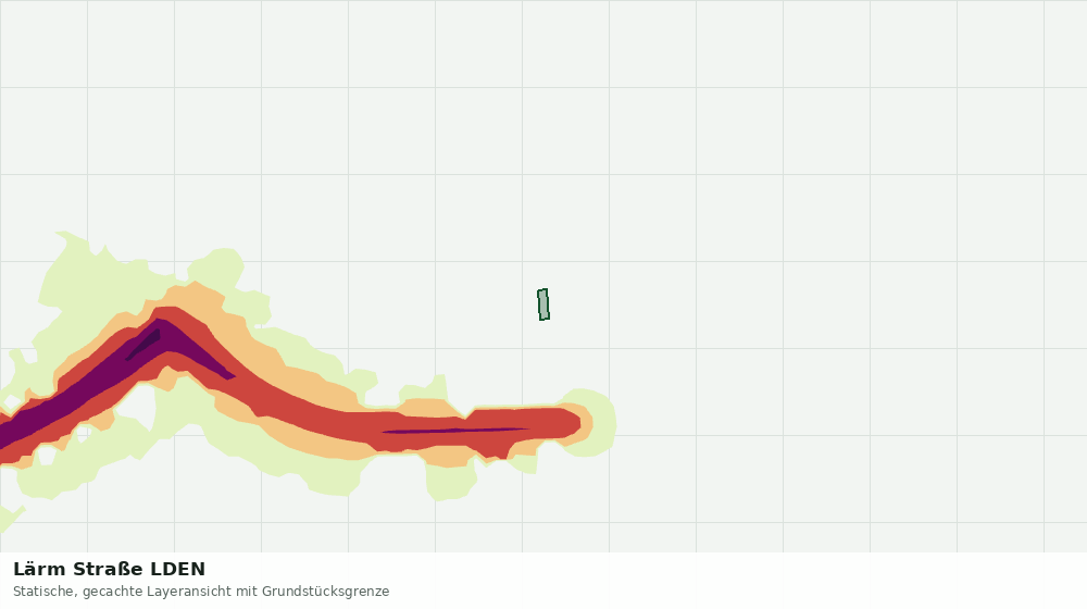 Statische Kartenansicht: Lärm Straße LDEN