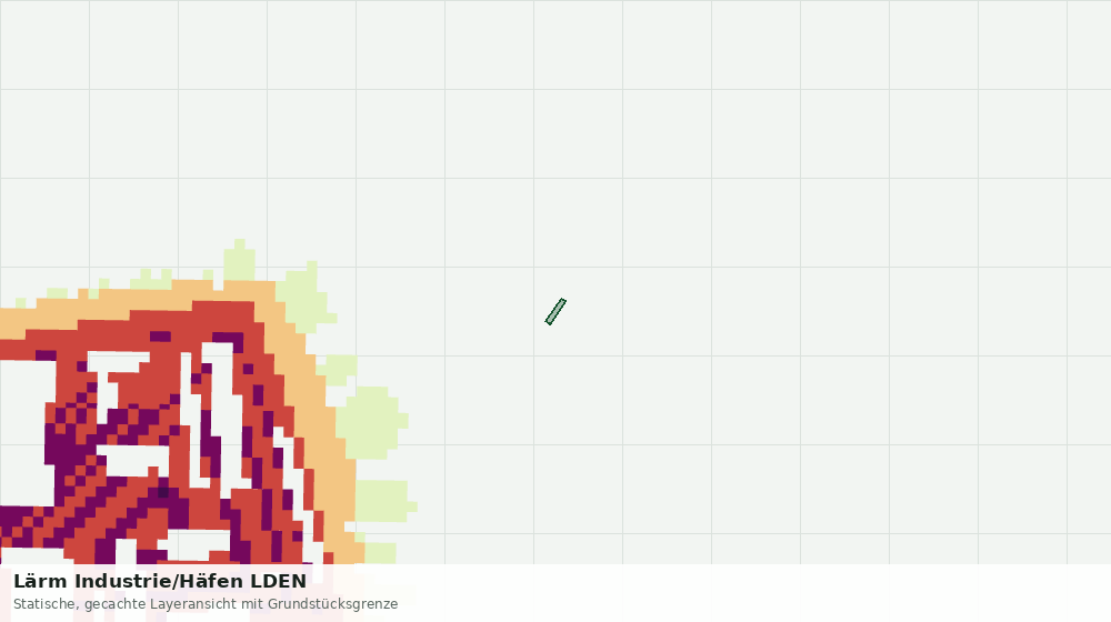 Statische Kartenansicht: Lärm Industrie/Häfen LDEN