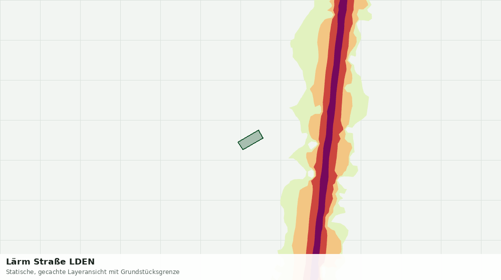 Statische Kartenansicht: Lärm Straße LDEN