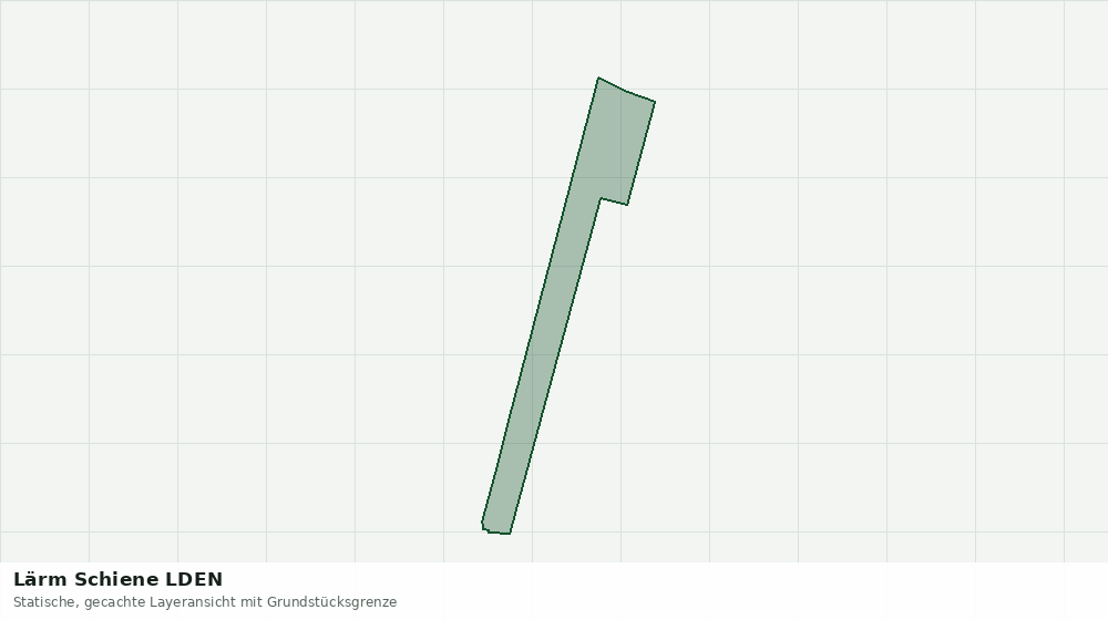 Statische Kartenansicht: Lärm Schiene LDEN