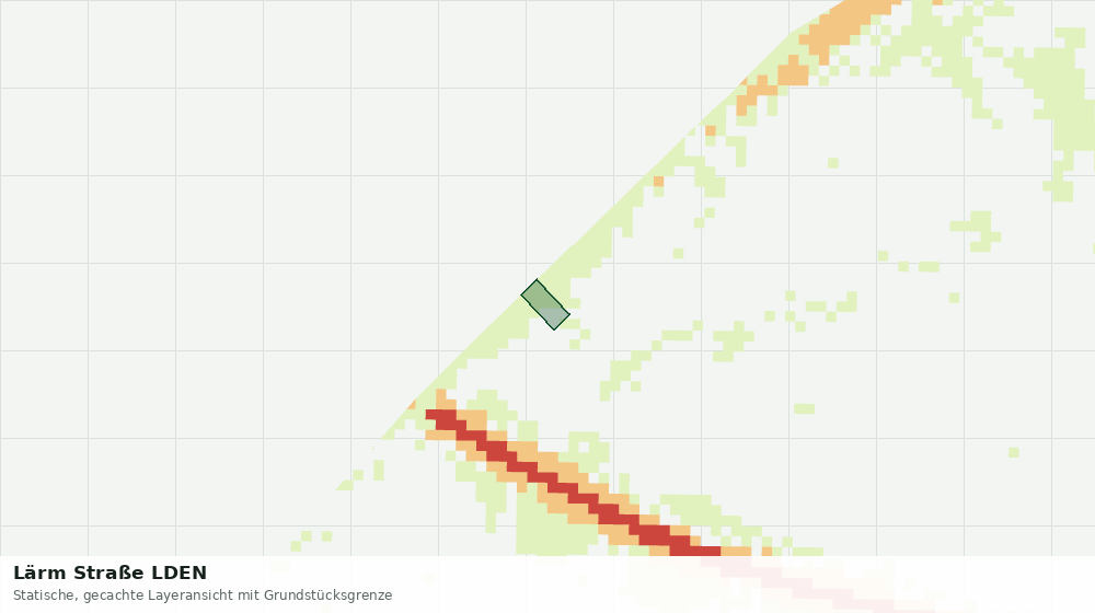 Statische Kartenansicht: Lärm Straße LDEN