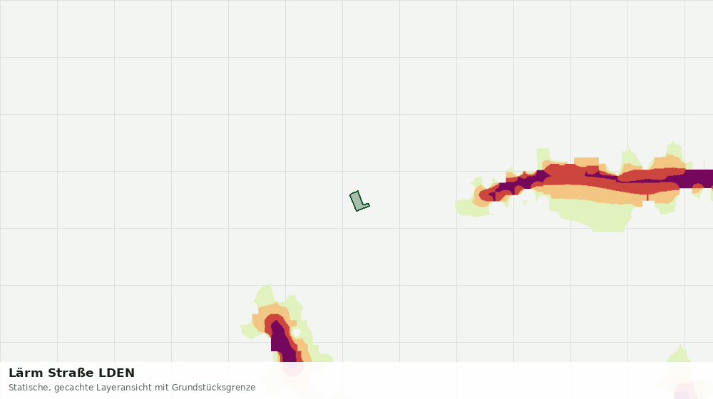 Statische Kartenansicht: Lärm Straße LDEN