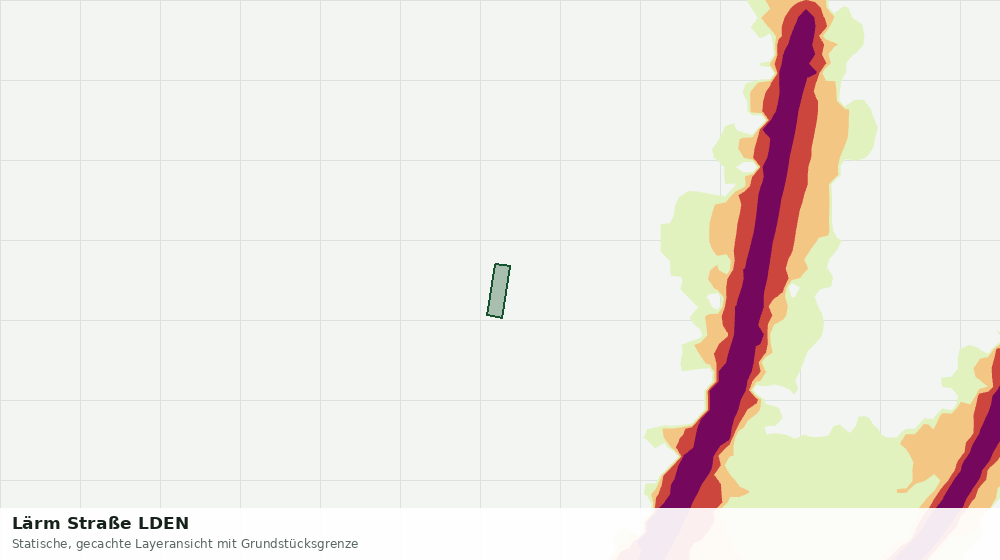 Statische Kartenansicht: Lärm Straße LDEN