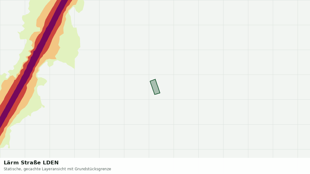Statische Kartenansicht: Lärm Straße LDEN