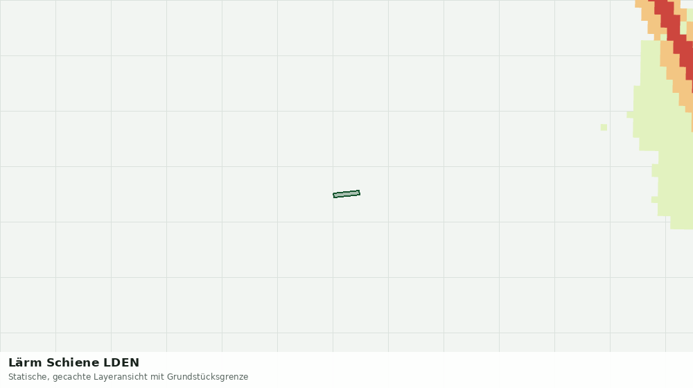 Statische Kartenansicht: Lärm Schiene LDEN