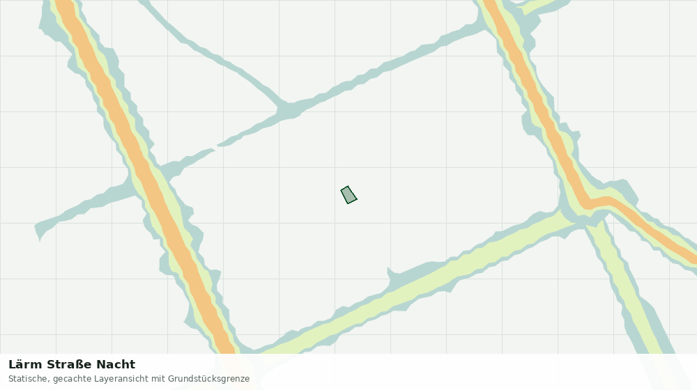 Statische Kartenansicht: Lärm Straße Nacht