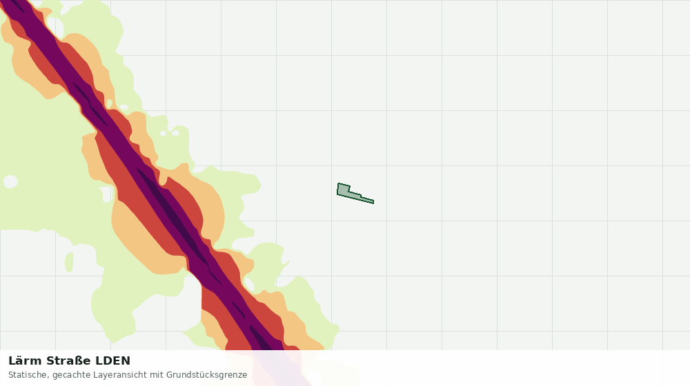 Statische Kartenansicht: Lärm Straße LDEN