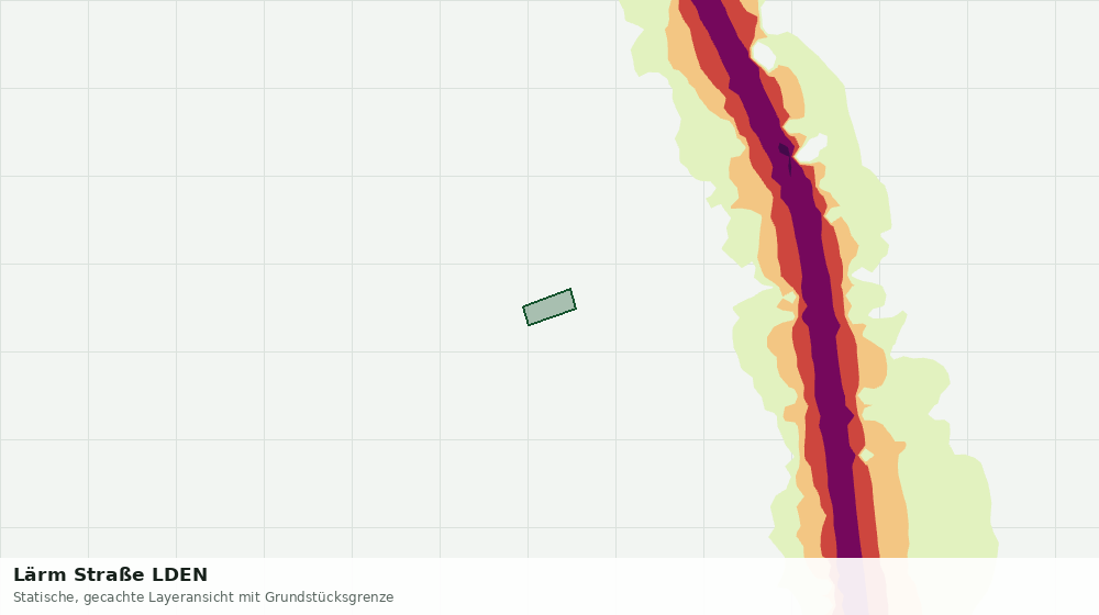 Statische Kartenansicht: Lärm Straße LDEN