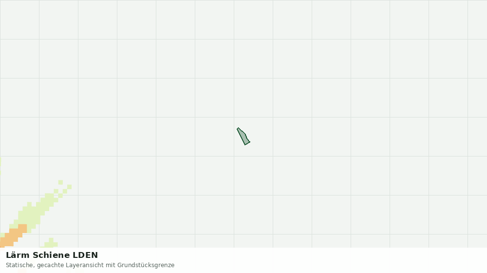 Statische Kartenansicht: Lärm Schiene LDEN