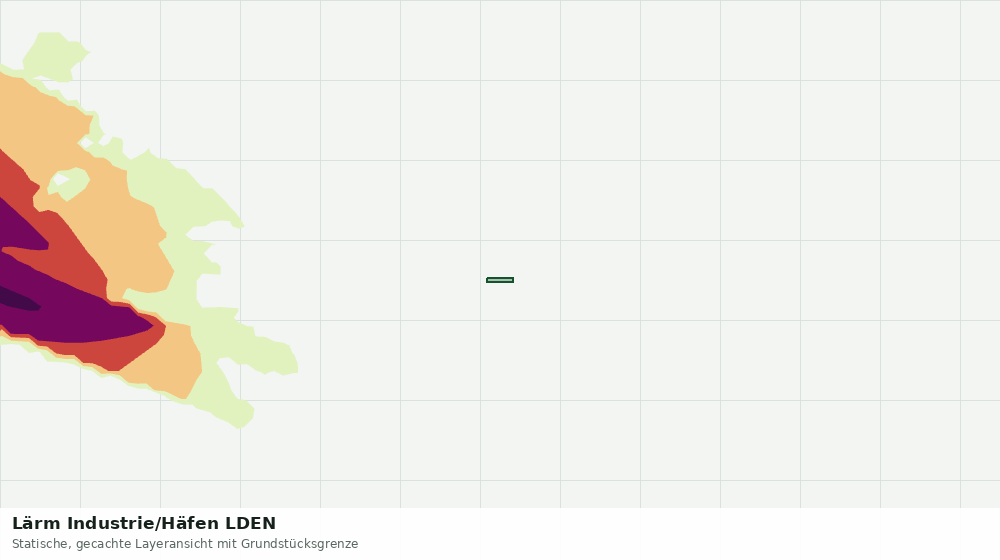 Statische Kartenansicht: Lärm Industrie/Häfen LDEN