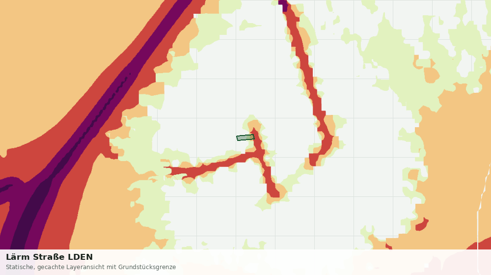 Statische Kartenansicht: Lärm Straße LDEN