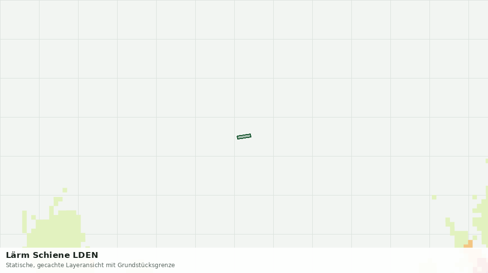 Statische Kartenansicht: Lärm Schiene LDEN