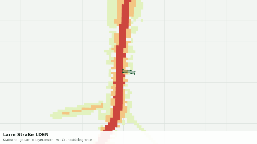 Statische Kartenansicht: Lärm Straße LDEN