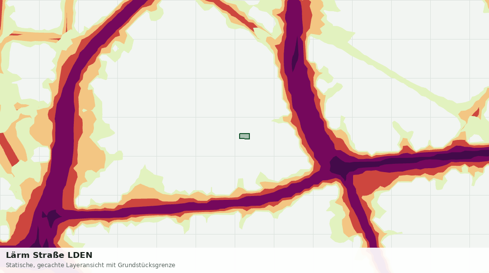 Statische Kartenansicht: Lärm Straße LDEN