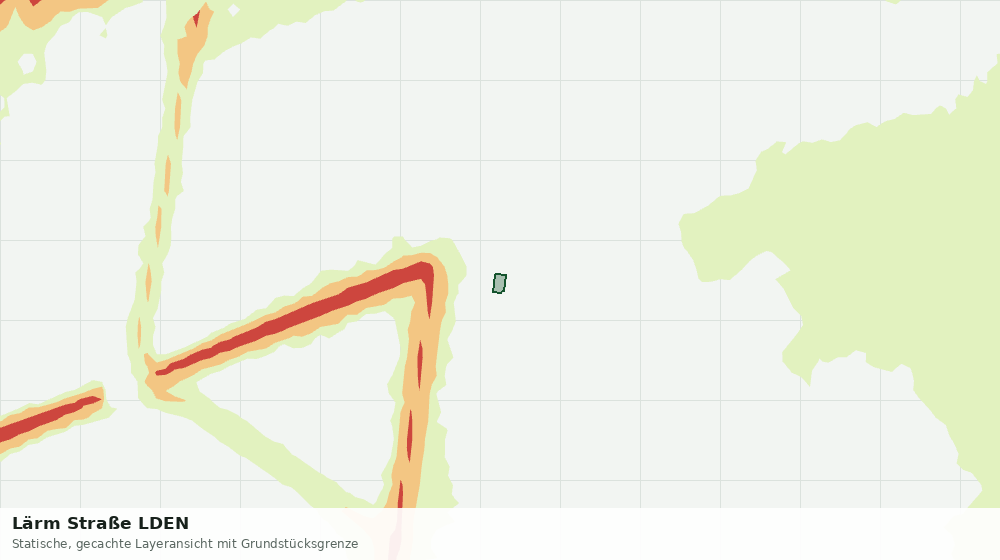 Statische Kartenansicht: Lärm Straße LDEN