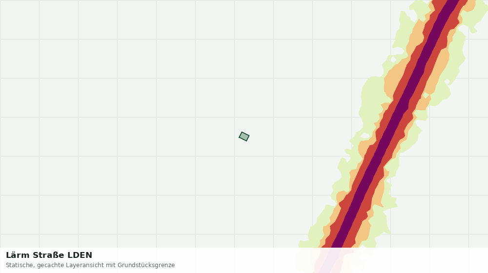 Statische Kartenansicht: Lärm Straße LDEN