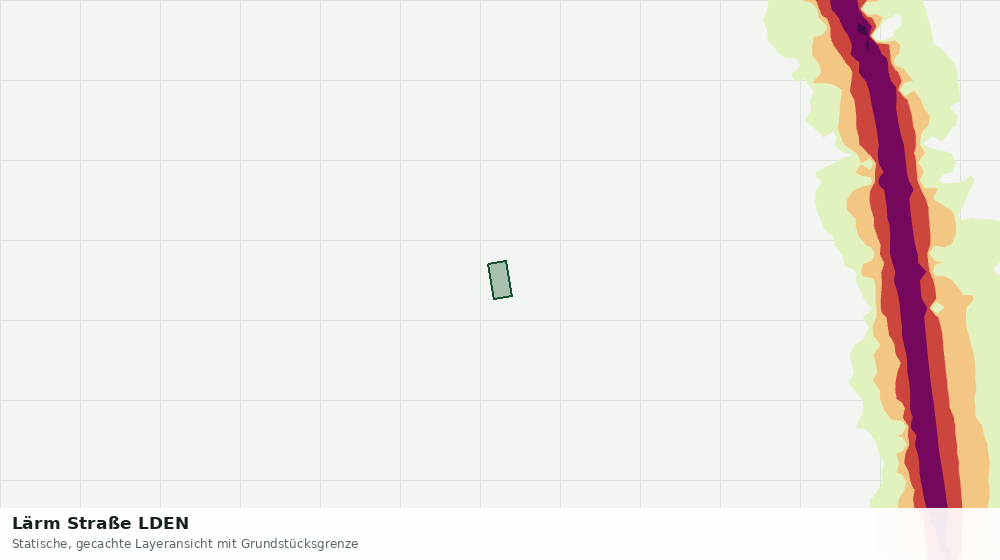 Statische Kartenansicht: Lärm Straße LDEN
