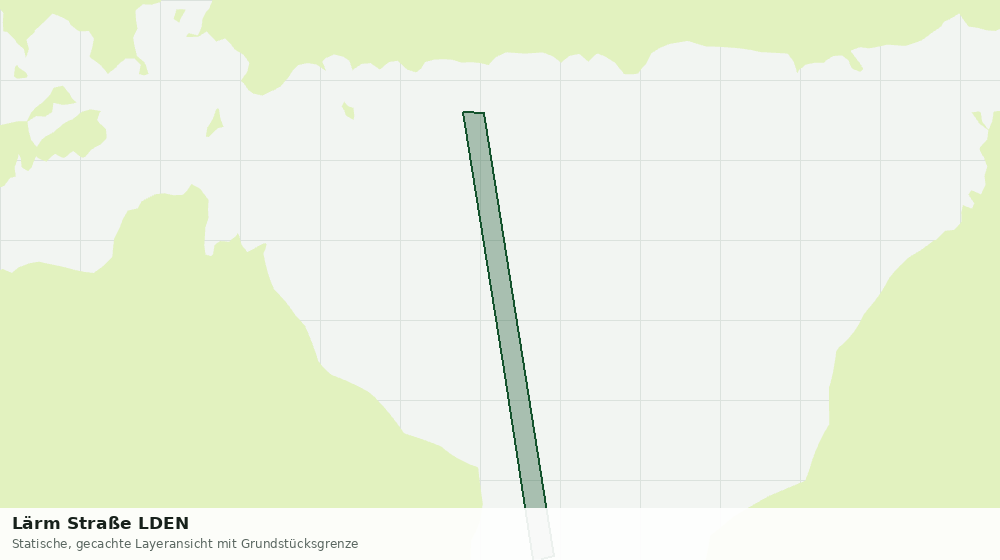 Statische Kartenansicht: Lärm Straße LDEN