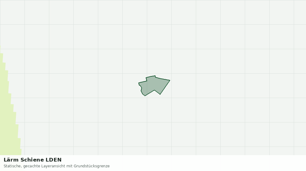 Statische Kartenansicht: Lärm Schiene LDEN