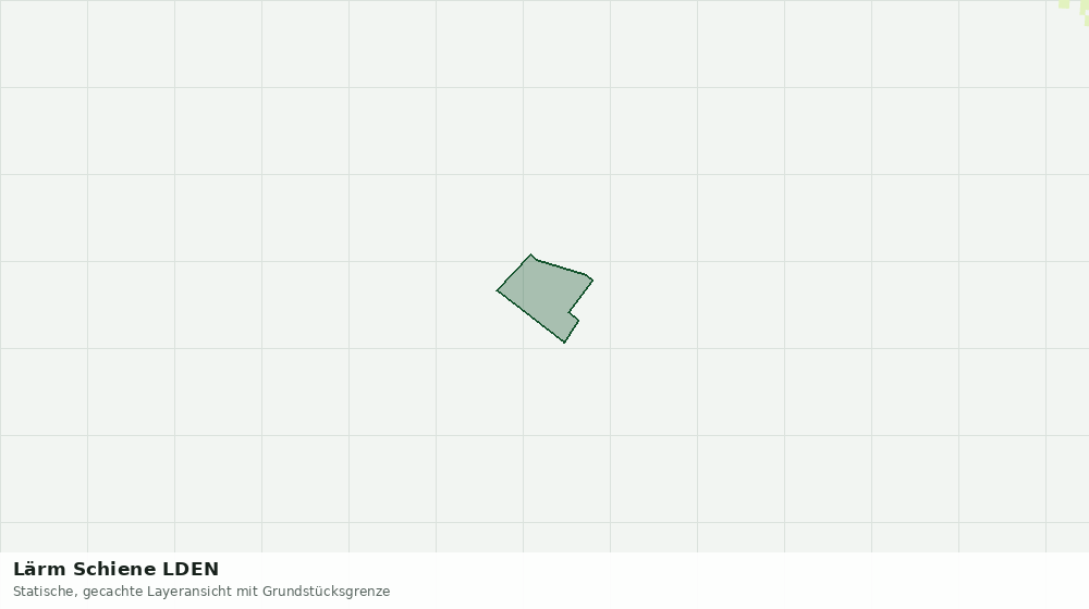 Statische Kartenansicht: Lärm Schiene LDEN