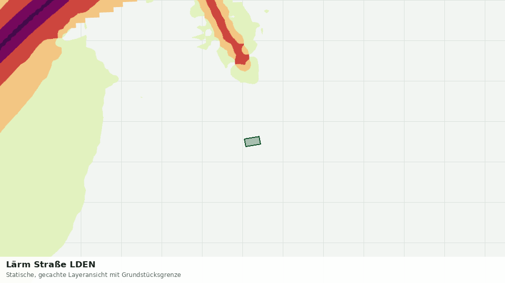 Statische Kartenansicht: Lärm Straße LDEN