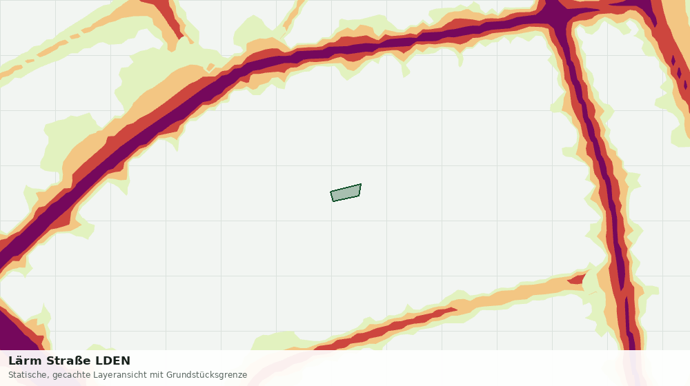 Statische Kartenansicht: Lärm Straße LDEN