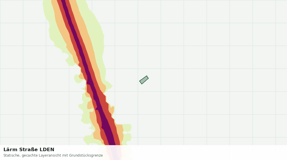 Statische Kartenansicht: Lärm Straße LDEN