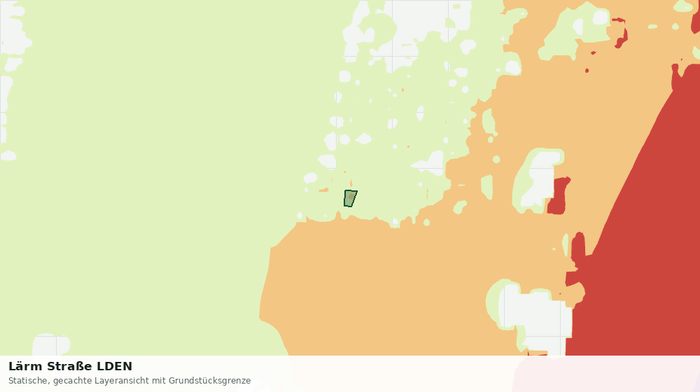Statische Kartenansicht: Lärm Straße LDEN