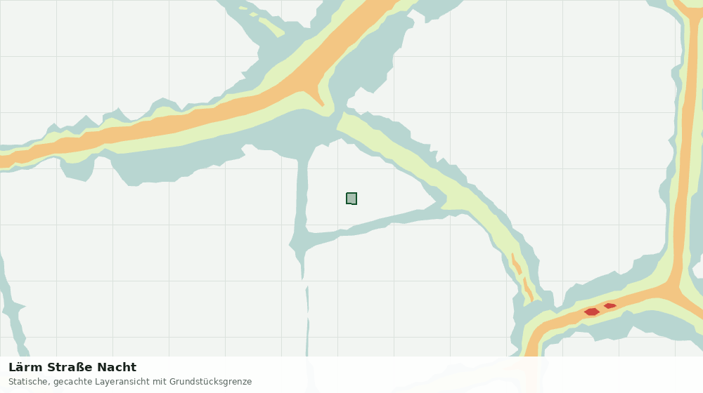 Statische Kartenansicht: Lärm Straße Nacht