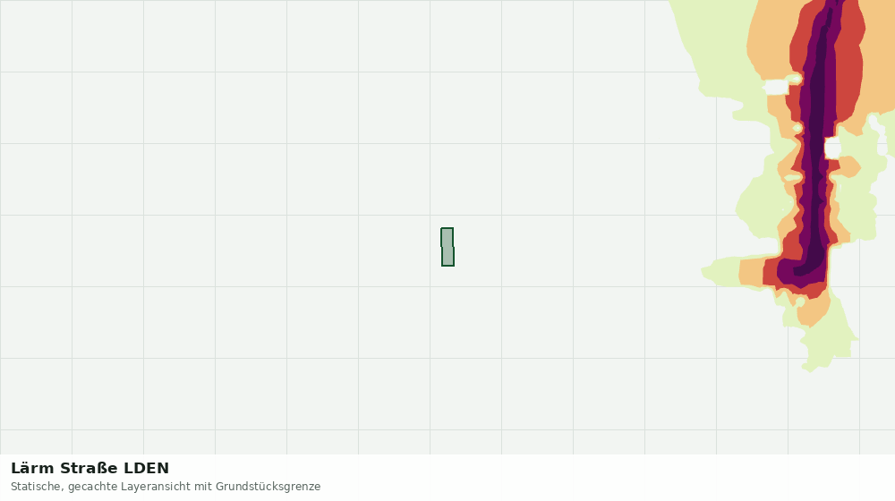 Statische Kartenansicht: Lärm Straße LDEN