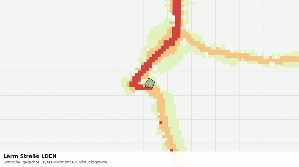 Statische Kartenansicht: Lärm Straße LDEN