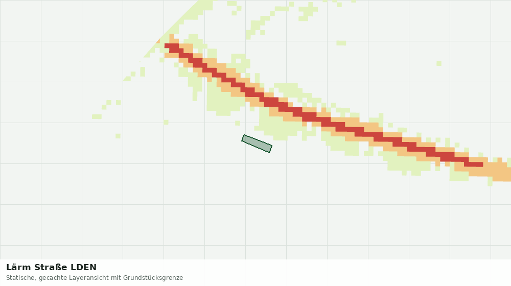Statische Kartenansicht: Lärm Straße LDEN