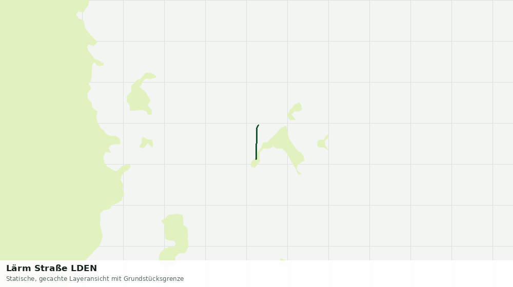 Statische Kartenansicht: Lärm Straße LDEN