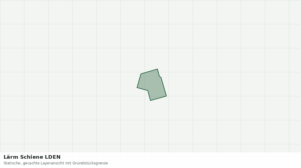 Statische Kartenansicht: Lärm Schiene LDEN
